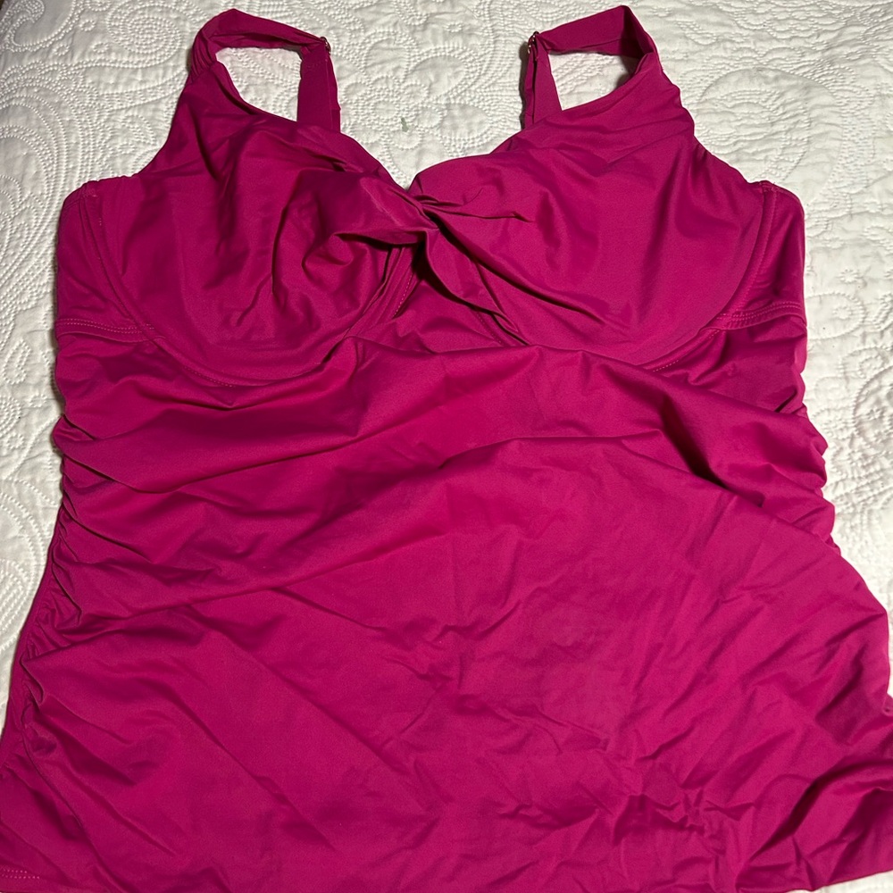 Anne Cole Underwire Tankini Top 24W